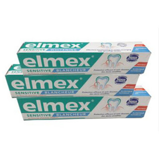 elmex 成人牙膏 防龋齿含氟 75ml*3