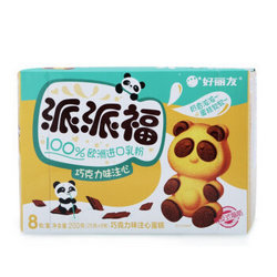 【京东超市】Orion 好丽友 熊猫派派福巧克力味8枚 200g/盒 *12件