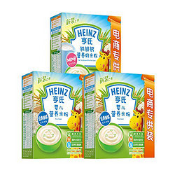 Heinz 亨氏 铁锌钙营养奶米粉325g+亨氏婴儿营养米粉325g*2