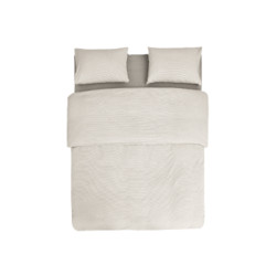 网易严选 日式色织水洗棉条纹四件套 1.8m床款 四色可选 +凑单品