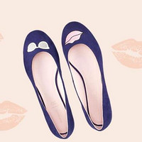 Mademoiselle R 红唇平底鞋