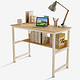 帅力 电脑桌 钢木带书架笔记本书桌简约台式学习办公桌子 橡木色SL17041D