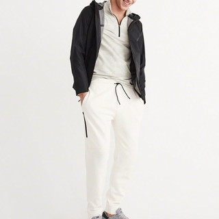 Abercrombie & Fitch Sport Half-Zip 男士半拉链运动T恤