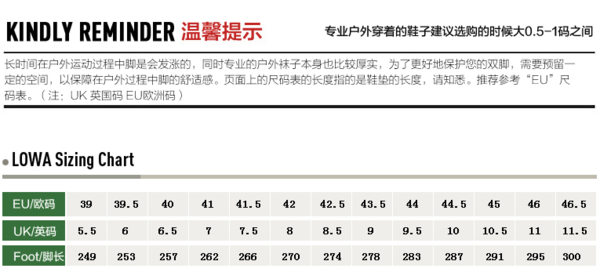 中亚Prime会员、限UK8.5码：LOWA Renegade GTX Mid 男款户外徒步鞋