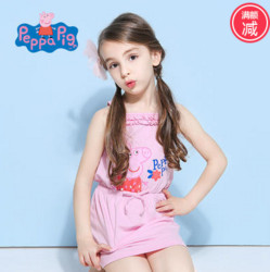 Peppa Pig 小猪佩奇 纯棉连衣裙 粉色小猪 110cm