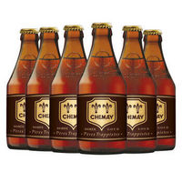 CHIMAY 智美 金帽 修道士精酿 啤酒 330ml*6瓶 整箱装