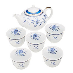 NARUMI 鸣海 茶壶茶杯 6件套装