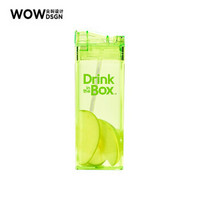 Drink in the Box 塑料吸管杯 绿色 355ML