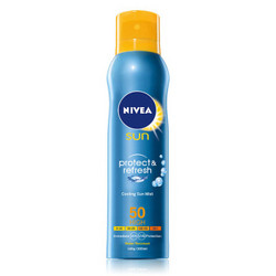 NIVEA 妮维雅 冰爽透明 防晒气雾 200ml *2件