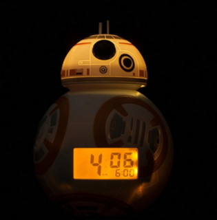 BULB BOTZ Star Wars Plastic Alarm Clock 星球大战BB8闹钟