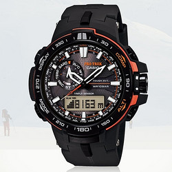 CASIO 卡西欧 PROTREK系列 PRW-6100Y-1 太阳能电波登山腕表