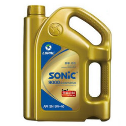 LOPAL 龙蟠 SONIC9000 SN 5W-40 全合成机油 4L *2瓶