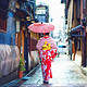 变身和服少女：日本京都梦馆 和服租赁体验