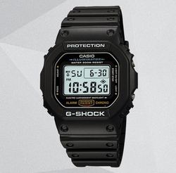 Casio 卡西欧 G-SHOCK DW5600E-1V 经典电子手表