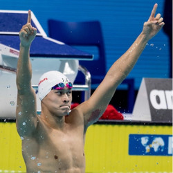 孙杨200自夺冠 成自由泳历史第一人