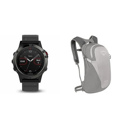 GARMIN 佳明 GARMIN 佳明 fenix 5 蓝宝石英文版 GPS户外心率表+Osprey Daylite 日光  13L 双肩背包