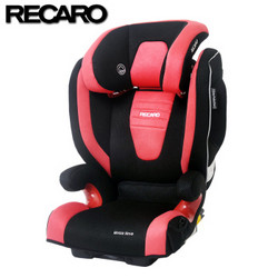 RECARO Monza Nova 2 Seatfix莫扎特2代儿童安全座椅 Saphir 红黑色