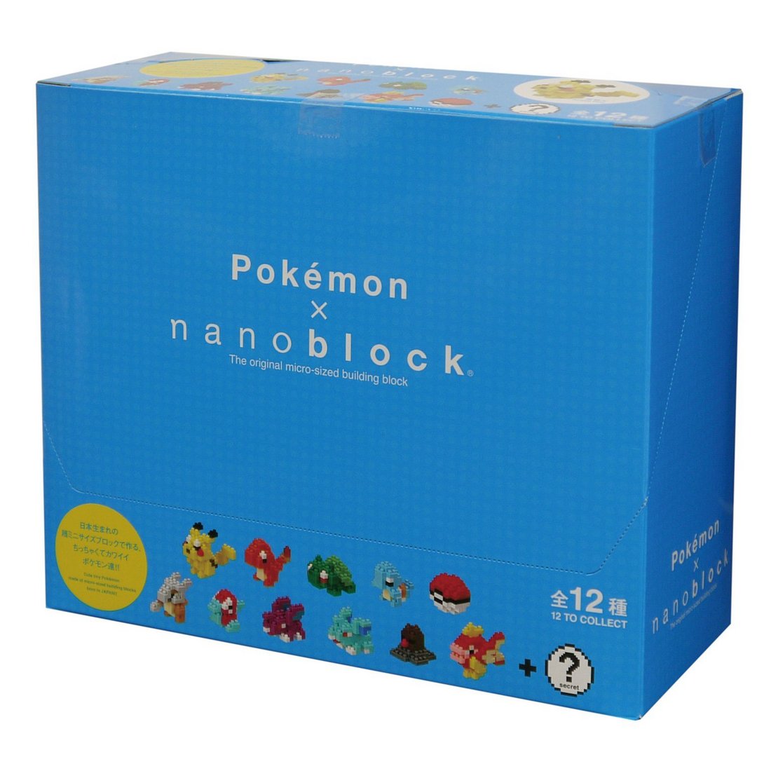 Pokemon x Nanoblock 口袋妖怪12件套 拼装完成【补充拼装说明】