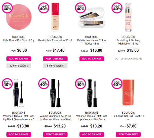 priceline 澳洲海淘 美妆个护专场促销(含L'OREAL PARIS、nude by nature、BOURJOIS等品牌)