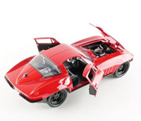 Jada Toys 速度与激情 8 Chevy Corvette 雪佛兰 考维特 1:24 汽车模型车