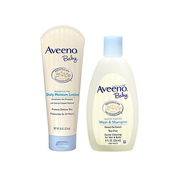 Aveeno 艾维诺 婴儿天然燕麦润肤乳 226g+燕麦无泪洗发沐浴露 236ml *4件 +凑单品