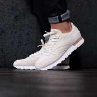 限尺码：Reebok 锐步 Reebok 锐步 CL LEATHER LST 男士休闲运动鞋