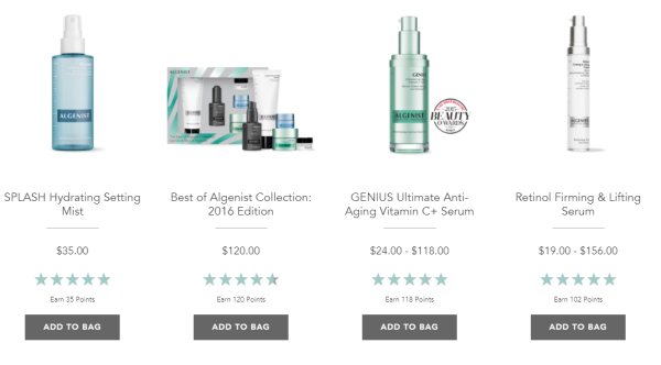 ALGENIST 全场个护化妆商品