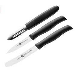 ZWILLING 双立人 38738-000 厨房多功能三件套刀 黑色 *2件