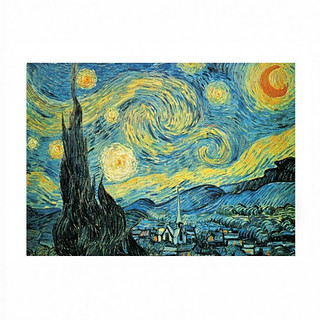 kors puzzle  世界名画系列 梵高星空拼图 1000片 70*50cm