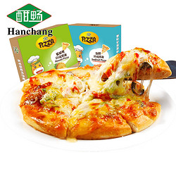 酣畅畅享5份成品披萨套餐7英寸培根芝士匹萨速冻比萨饼pizza