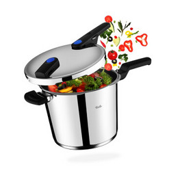 Fissler 菲仕乐 Schnellkochtopf Vitaquick系列 60030006000 多功能压力锅 6L *3件