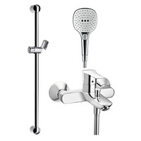 Hansgrohe 汉斯格雅 飞雨 select120手持花洒+71242007 单把手浴缸龙头淋浴套餐