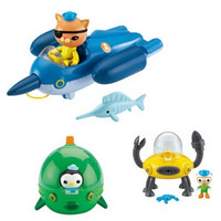 Octonauts 海底小纵队 CHJ04 舰队组合装+Y9289 探险队员 4个装 +凑单品