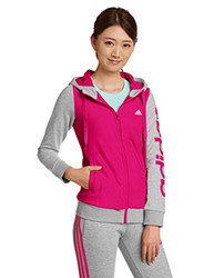 adidas 阿迪达斯  TRAINING W URBAN SPORTS CB KNIT HOODIE 女士外套