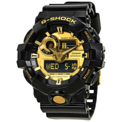 CASIO 卡西欧 G-Shock GA-710GB-1ACR 男款双显运动腕表
