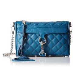 REBECCA MINKOFF Quilted mini MAC 女士真皮斜挎包