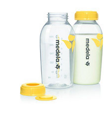 Medela 美德乐 母乳 储存 保鲜 储奶瓶 250ml 2个装(不含奶嘴) *2件