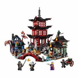 美国直邮 乐高 LEGO 幻影忍者系列 儿童玩具益智积木 神庙村 70751 14岁以上 2028块