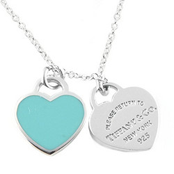 Tiffany & Co. 蒂芙尼 Return to Tiffany系列 Double Heart Tag 吊坠项链