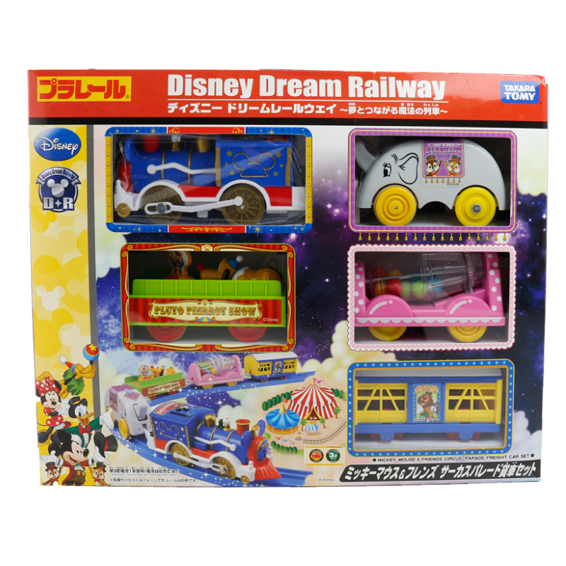 takaratomy多美迪士尼普乐路路火车tmyc814559米奇和朋友马戏团游行