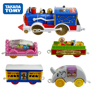 TAKARA TOMY 多美  迪士尼普乐路路火车 TMYC814559 米奇和朋友马戏团游行套装