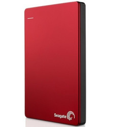 Seagate 希捷 Backup Plus 睿品升级版 2.5英寸 2T USB3.0 移动硬盘 中国红 陨石黑