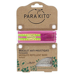 Bracelet Graffic E&G Pink Inca 帕洛 驱蚊手环 粉红色印加 驱蚊替芯*2+腕带*1 （法国品牌 香港直邮）