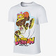 纯真篮球梦：NIKE 耐克 LEBRON 卡通图案男款运动T恤