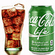 临期品、至10月9日：Coca-Cola 可口可乐 life绿色新生汽水 355ml*12听