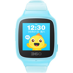 360儿童手表 彩色触屏版 防丢防水GPS定位 360儿童手表SE 2 Plus W605 智能问答手表 松石蓝
