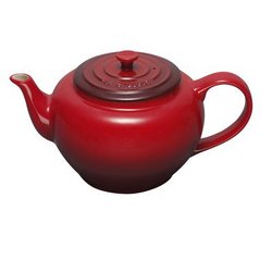 Le Creuset 茶水壶  樱桃色 1 夸脱