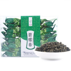 忆江南 茶叶 绿茶 碧螺春茶PVC盒 200g *5件