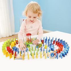 TOPBRIGHT 特宝儿 温情大象同乐会创意多米诺 6995 儿童益智玩具150粒桶装