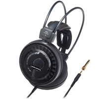 audio-technica 铁三角 AD700X 耳罩式头戴式动圈有线耳机 黑色 3.5mm